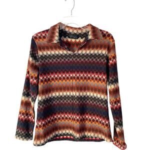 Gemini USA Vintage Knit Boho Retro Shirt size XXL made in USA